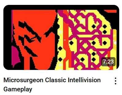 Microsurgeon Classic Intellivision Gameplay